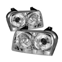 Spyder 5009197 - Chrysler 300 05-08 Projector Headlights LED Halo LED Chrm (Not Included) PRO-YD-C305-HL-C