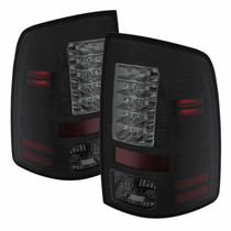 Spyder 5078124 - Dodge Ram 1500 09-14 LED Tail Lights Incandescent- Blk Smke ALT-YD-DRAM09-LED-BSM