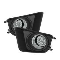 Spyder 5075154 - Toyota Tacoma 2012-2015 LED Fog Lights w/Switch Clear FL-LED-TTA2012-C