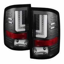 Spyder 5080660 - GMC Sierra 14-16 LED Tail Lights Black ALT-YD-GS14-LBLED-BK