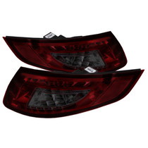 Spyder 5037992 - Porsche 997 05-08 LED Tail Lights Red Smoke ALT-YD-P99705-LED-RS