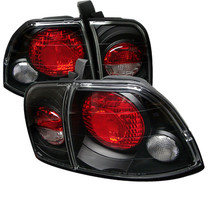Spyder 5004215 - Honda Accord 96-97 Euro Style Tail Lights Black ALT-YD-HA96-BK