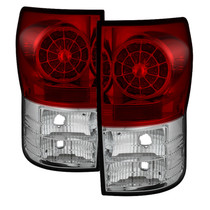 Spyder 5029607 - Toyota Tundra 07-13 LED Tail lights Red Clear ALT-YD-TTU07-LED-RC