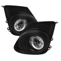 Spyder 5038555 - Toyota Corolla 11-13 Halo Projector Fog Lights w/Switch Clear FL-P-TCO2011-HL