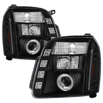 Spyder 5029331 - GMC Yukon 07-14/GMC Yukon Denali 07-14Projector Headlights LED Halo LED Blk PRO-YD-GY07-HL-BK