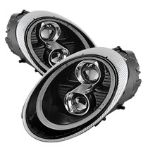 Spyder 5080103 - Porsche 911 05-09 Projector Headlights Xenon/HID Model- DRL LED Blk PRO-YD-P99705-HID-DRL-BK