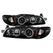 Spyder 5011695 - Pontiac Grand Prix 97-03 Projector Headlights CCFL Halo Blk Low H1 PRO-YD-PGP97-1PC-CCFL-BK