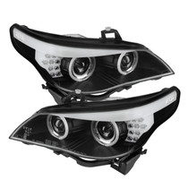 Spyder 5074041 - BMW E60 5-Series 04-07 Projector Halogen Model- CCFL Halo Blk PRO-YD-BMWE6004-CCFL-BK