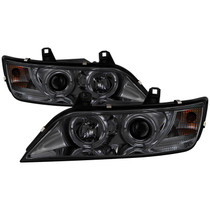 Spyder 5009104 - BMW Z3 96-02 Projector Headlights LED Halo Smoke High H1 Low H1 PRO-YD-BMWZ396-HL-SM