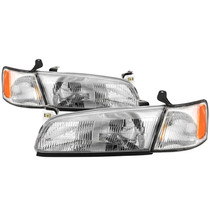 Spyder 9042843 - xTune 97-99 Toyota Camry 4pc OEM Style Headlights w/Corner Lights - Chrome (HD-JH-TCAM97-SET-C)