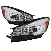 Spyder 9042928 - xTune 13-16 Ford Escape 13-16 LED Light Bar Halogen Proj Headlights - Chrome (PRO-JH-FESCA13-LB-C)