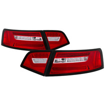 Spyder 5085191 - 09-11 Audi A6 LED Tail Lights - Red Clear (ALT-YD-AA609-LED-RC)