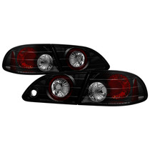 Spyder 5084323 - Toyota Corolla 98-02 Euro Tail Lights Black Smoke ALT-YD-TC98-BSM
