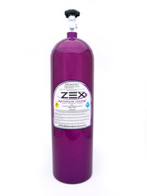 Zex 82243 - Standard nitrous bottles have a high flow bottle valve, good for applications up to 300 HP; Race bottles are equipped with race-flow bottle valve & high flow