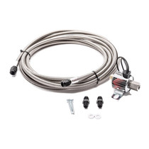 Snow Performance SNO-40012-BRD - Braided SS Line Trunk Mount Upgrade (4AN SS Braided Line Systems)