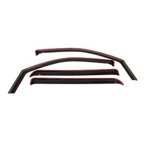 Westin 72-37499 - 2001-2004 Ford/Lincoln F-150 SuperCrew Wade In-Channel Wind Deflector 4pc - Smoke