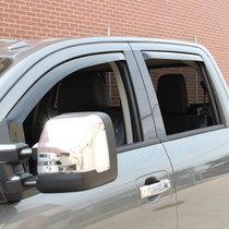 Westin 72-69483 - 2016-2018 Nissan Titan XD/Titan Wade In-Channel Wind Deflector 4pc - Smoke