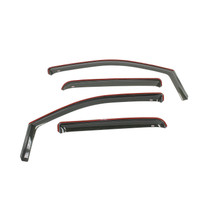 Westin 72-88401 - 2004-2006 Toyota Tundra Double Cab Wade In-Channel Wind Deflector 4pc - Smoke