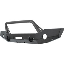 Westin 59-80115 - 18-19 Jeep Wrangler JL WJ2 Full Width Front Bumper w/Bull Bar Textured Black