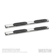 Westin 21-64120 - 2019 Chevrolet Silverado Double Cab PRO TRAXX 6 Oval Nerf Step Bars - Stainless Steel