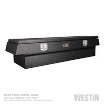 Westin 80-TBS200-90D-BT - /Brute Contractor TopSider 90in w/ Doors - Black Textured