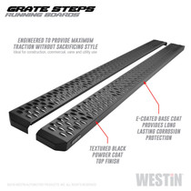 Westin 27-74755 - Grate Steps Running Boards 86 in - Textured Black