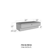 Westin 80-RB164 - /Brute LoSider Side Rail 87in Box - Aluminum