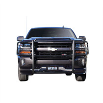 Westin 40-2275 - 2007-2013 Chevrolet Silverado 1500LD Sportsman Grille Guard - Black