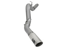 aFe Power 49-44081-P - LARGE Bore HD 5in Exhausts DPF-Back SS w/ Pol Tips 16-17 GM Diesel Truck V8-6.6L (td) LML/L5P