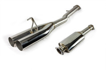 ISR Performance IS-EPDUAL-350BO - EP (Straight Pipes) Dual Tip Exhaust 4in - Nissan 350Z