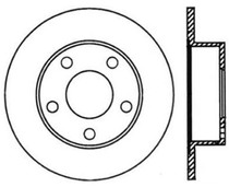 StopTech 126.33058CSL - Sport Slotted Cryo Brake Rotor; Rear Left