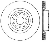 StopTech 126.33065CSR - Sport Slotted Cryo Brake Rotor; Front Right