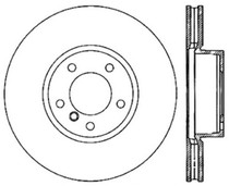StopTech 126.34098CSR - Sport Slotted Cryo Brake Rotor; Front Right