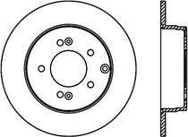 StopTech 126.51021CSR - Sport Slotted Cryo Brake Rotor; Rear Right
