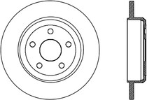 StopTech 126.58005CSR - Sport Slotted Cryo Brake Rotor; Rear Right