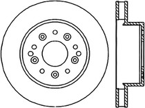 StopTech 126.62007CSR - Sport Slotted Cryo Brake Rotor; Front and Rear Right
