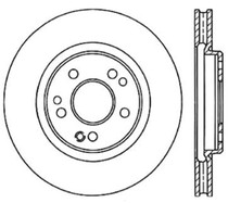 StopTech 127.35019CL - Sport Cryo Drilled & Slotted Brake Rotor; Front Left