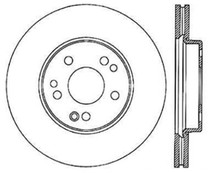 StopTech 127.35030CR - Sport Cryo Drilled & Slotted Brake Rotor; Rear Right