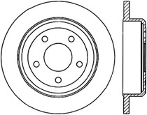 StopTech 127.61052CR - Sport Cryo Drilled & Slotted Brake Rotor; Rear Right