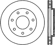 StopTech 127.65062CL - Sport Cryo Drilled & Slotted Brake Rotor; Front Left