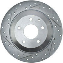 StopTech 227.45083R - Select Sport Drilled and Slotted Brake Rotor; Rear Right