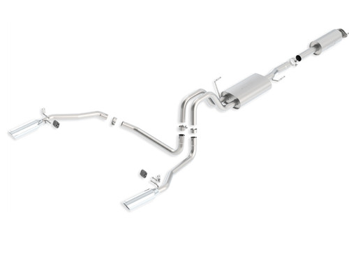 Borla Dual Exit S-Type Catback Exhaust System- 2011-2014 Ford F-150 (5.0L V8) - 140416