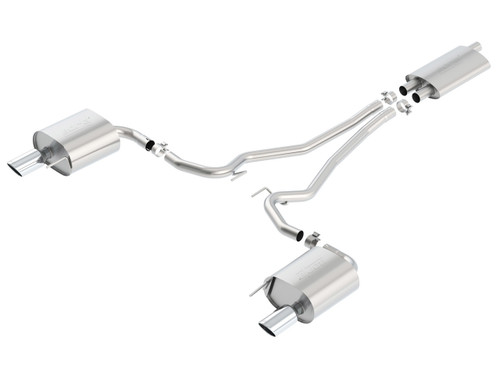 Borla Touring Catback Exhaust System - 2015+ Ford Mustang EcoBoost (2.3L) - 1014039