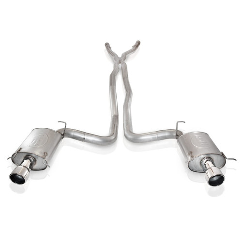StainlessWorks Catback Exhaust with X-pipe and High Flow Cats (Performance Connect for SW Headers) - 2004-2007 Cadillac CTS-V - CTSVEHX