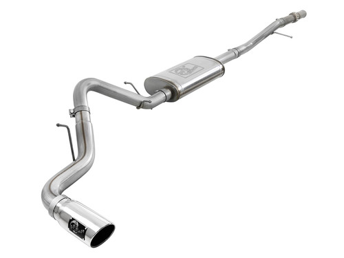 AFE Apollo GT Series 3" 409 Stainless Steel CatBack Exhaust System (Polished Tips) - 2019+ Chevy Silverado & Sierra 1500 (5.3L V8 & 4.3L V6) - 49-44107-P