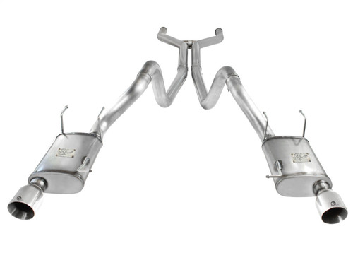 aFe Power 49-43049-P - MACHForce XP Cat-Back Exhaust 3in SS w/ Polished Tips 11-14 Ford Mustang GT V8 5.0L