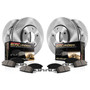 PowerStop KOE8543 - Power Stop 19-22 Ford Edge Front and Rear Autospecialty Brake Kit