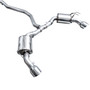 AWE 3015-32331 - 22+ Honda Civic Si/Acura Integra Touring Edition Catback Exhaust - Dual Chrome Silver Tip