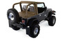 Rampage 769015 - 1997-2002 Jeep Wrangler(TJ) Roll Bar Pad & Cover Kit - Black Denim