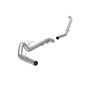 MBRP S6206PLM - 03-07 Ford F-250/350 6.0L EC/CC Armor Lite 4 Inch Turbo Back Single Side Exit No Muffler Retains Factory Catalytic Converter